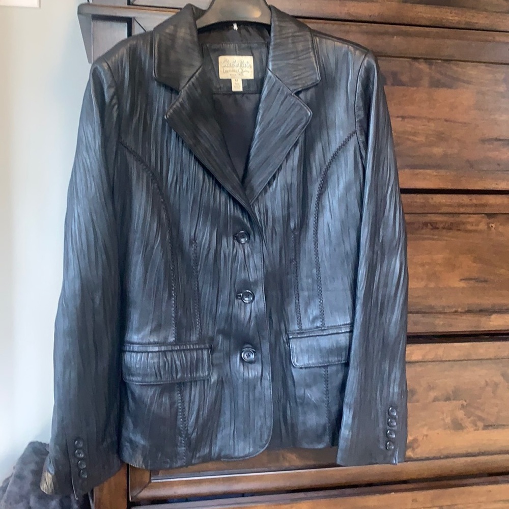 Leather jacket